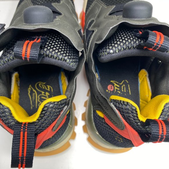 Reebok Shoes Youth Size 4 InstaPump Fury Trail‎ 'Poplar Green Black' - Picture 9 of 10